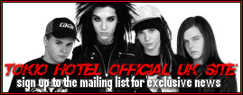 Official UK Tokio Hotel Site